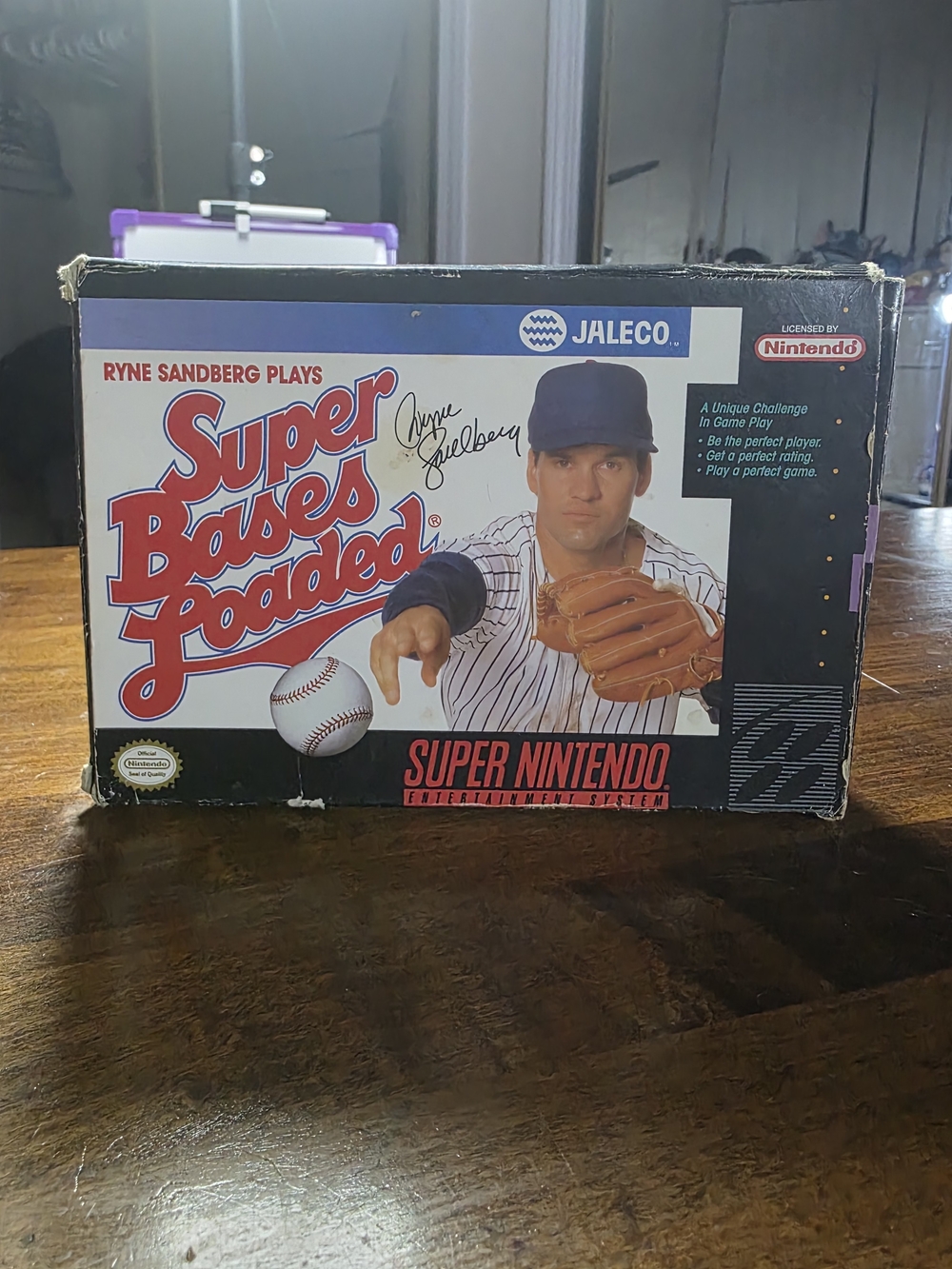 Super Bases Loaded (Super Nintendo) - White/Red Box